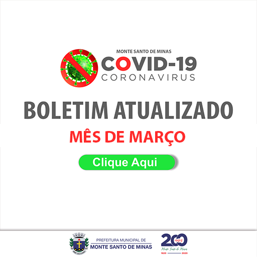 Boletim COVID-19 por mês – 2020