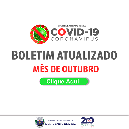 Boletim COVID-19 por mês – 2020